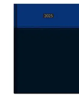 Manager diár A4 MILANO modro čierny 2025