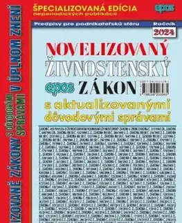 Novelizovaný Živnostenský zákon 8/2024