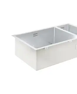 GROHE 31575SD1 - Kuchynský drez K700U, 760 × 450 mm, z nerezovej ocele 31575SD1