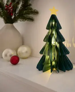 Papierový strom s LED, stredný