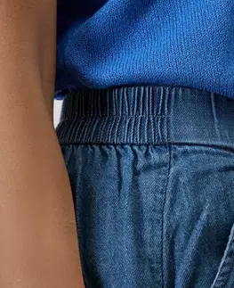Džínsy v štýle culottes