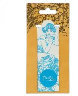 Magnetická záložka Alfons Mucha – Topaz, Fresh Collection - Alfons Mucha