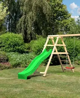 Detské hojdačky so šmýkačkou Dekorhome