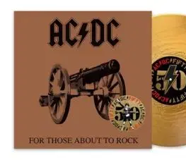AC/DC - For Those About To Rock (50th Anniversary Gold Metallic) LP - AC/DC