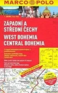Západní a střední Čechy ČR 1 - mapa 1:200 000