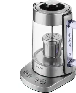 Sencor - Rýchlovarná kanvica s reguláciou teploty 1,5 l 1500W/230V nerez 41006550