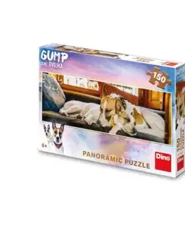 Puzzle Gump: Sme dvojka na gauči 150 panoramic Dino