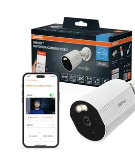 Osram - Inteligentná vonkajšia kamera so snímačom 2K SMART+ 230V IP67 Wi-Fi 4058075850538
