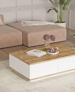 Konferenčný stolík Atlantic Pine White