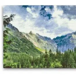 Diamantovanie podľa čísiel Vysoké Tatry (40x60cm)