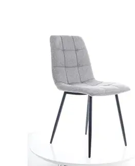 KIK VELVET jedálenská stolička, béžová