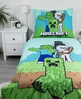 Obliecky Disney Minecraft 140x200cm+90x70cm Setino Tiahome