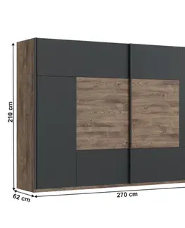 Šatníková skriňa ARMENY Tempo Kondela