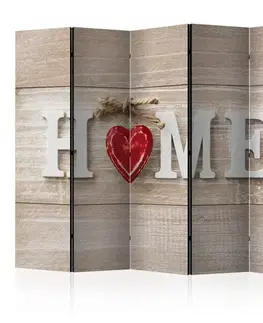 Paraván Home and red heart Dekorhome