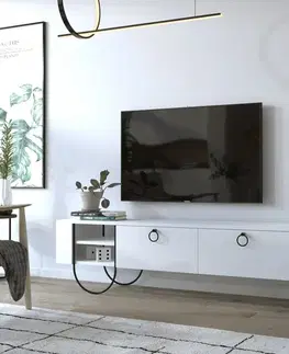 TV stolík Norfolk Tv Stand - White