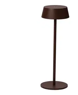 Azzardo  - LED Vonkajšia stmievateľná nabíjacia lampa LED/2W/5V IP54 hnedá 