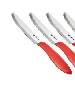 Tescoma nôž jedálenský PRESTO 12 cm, 6 ks, červená