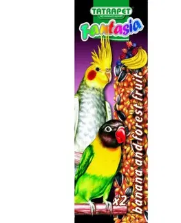 TATRAPET Krmivo pre papagáje TYČINKY OVOCIE/LESNÉ OVOCIE 2ks, FANTASIA