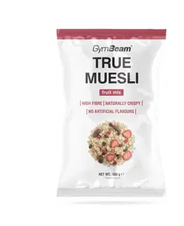 GymBeam True Muesli ovocný mix