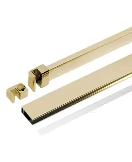 Montážna súprava pre sprchovú stenu Flexi 2/2 gold