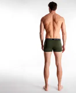 Boxerky Tom Tailor »Buffer«, 3 ks, tmavozelené s melírom