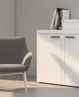 Široká komoda BRUMA biela