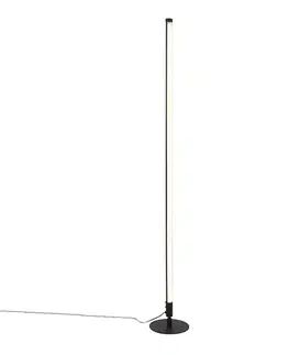 Stojaca lampa čierna vrátane LED s dotykovým stmievačom 3 stupňové stmievanie - Line-up