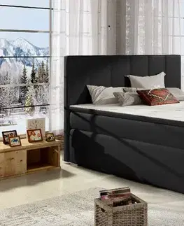 ArtElta Manželská posteľ BOLERO Boxspring | 180 x 200 cm Bolero rozmer: 180x200 cm, Bolero farba: Soft 17