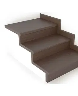 Schodový nášľap / profil TOPSTEP Flex Dub antic 1200 × 340 × 11 mm