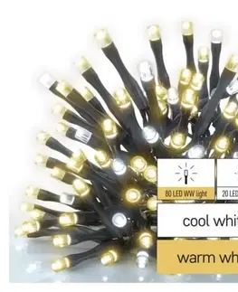 EMOS Reťaz connect 100LED 10m IP44 warm/cool white