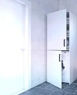ELIJA skrinka na práčku, biela