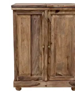 Rozkladacia barová skriňa 80x105x55 indický masív palisander