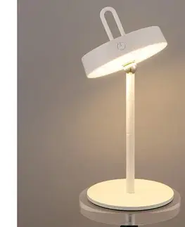 Home Sweet Home LED stmievateľná vonkajšia nabíjateľná dotyková stolná lampa GENTLE LED/1,5W/3,7V 3000 mAh IP44 biela F620001-20
