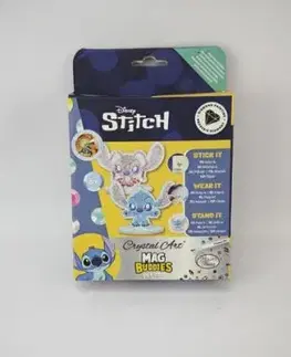 Žiarivé figúrky Stitch a Angel Disney s magnetom vykladanie z diamantov 2 ks
