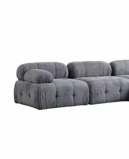 Rohová sedacia súprava / Rohová pohovka Petite 3 - Grey