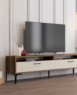 TV stolík Istanbul 2 - Walnut Cream