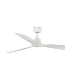 FARO Barcelona FARO 34363WT - Stropný látor OUTWOOD L biely, priemer 150 cm, WT, IP44 + diaľkové ovládanie 34363T