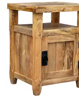 Nočný stolík 45x60x40 Devi indický masív mango