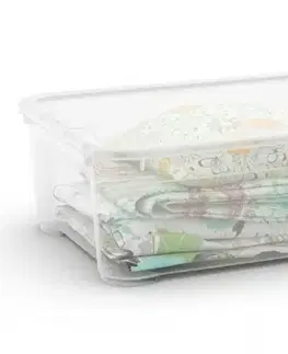 CURVER Úložný box T BOX M 32L s vekom | transparentná