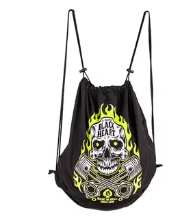 W-TEC Black Heart V541 Black Heart Skull, čierna lesk - S (55-56)