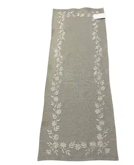 Vyšívaný obrus Gloriette 40x110cm TiaHome
