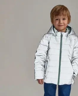 Reflexná detská prešívaná bunda