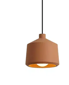 Boho závesná lampa terakota IP44 - Terracotta