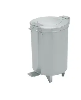 STALGAST Nerezový odpadkový kôš, 90 l – nášľapný
