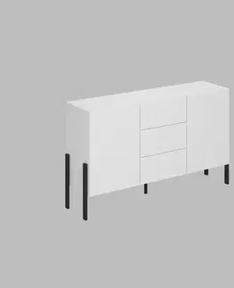 DEKTON 43 kombinovaná komoda, biela 