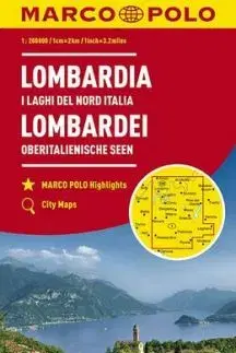 Itálie č.2 - Lombardie mapa 1:200T