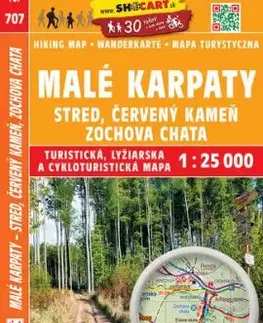 Malé Karpaty - stred, Červený Kameň, Zochova chata - 1: 25 000
