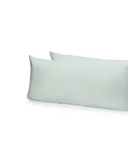 Džersejové obliečky na vankúš, 2 ks, šalviové