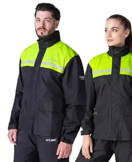 W-TEC Rinstop pláštenka čierna-fluo - XS