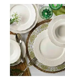  Jedálenská súprava 24 ks biela/porcelán 710KTP2470